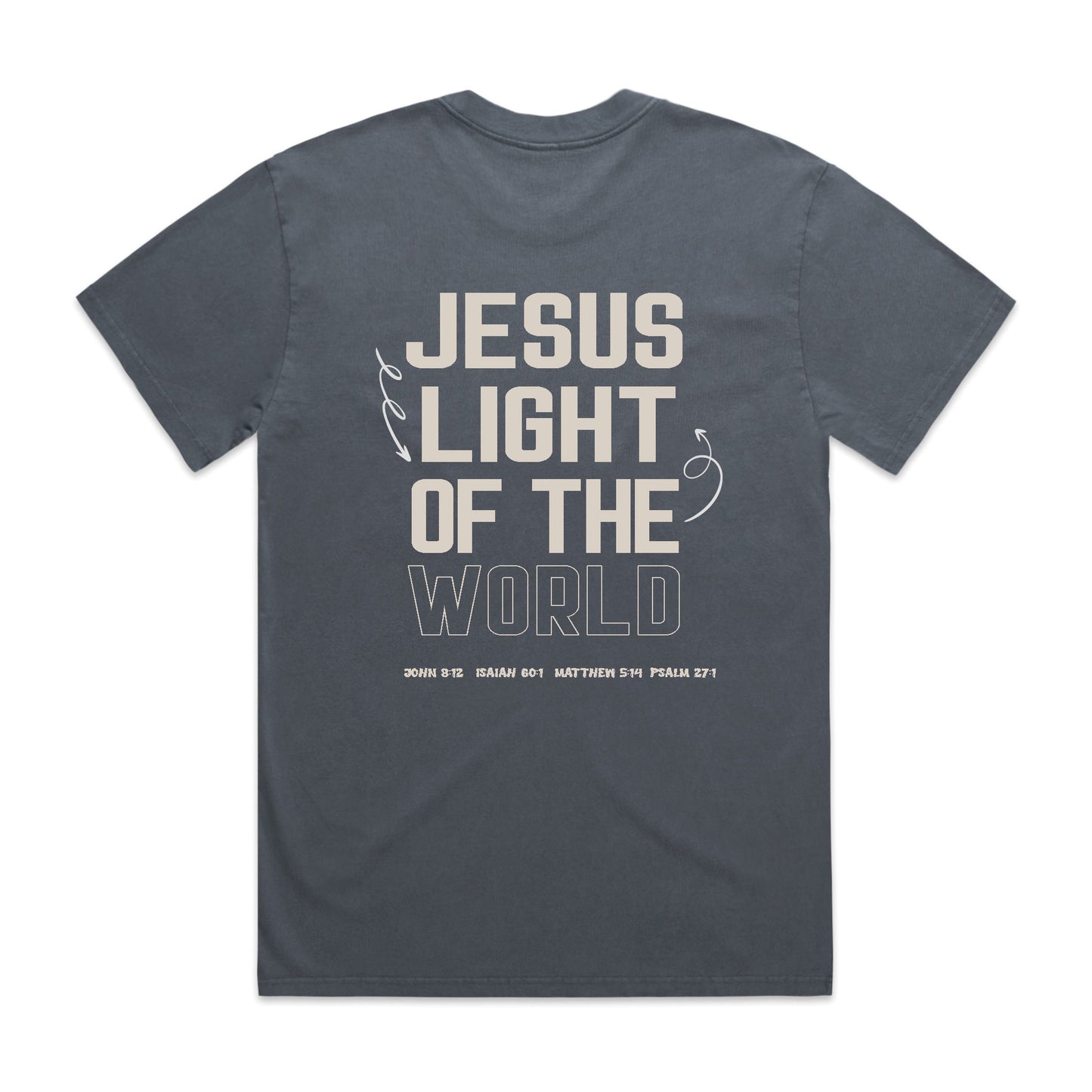 Men's Heavy Faded Tee Light of the World