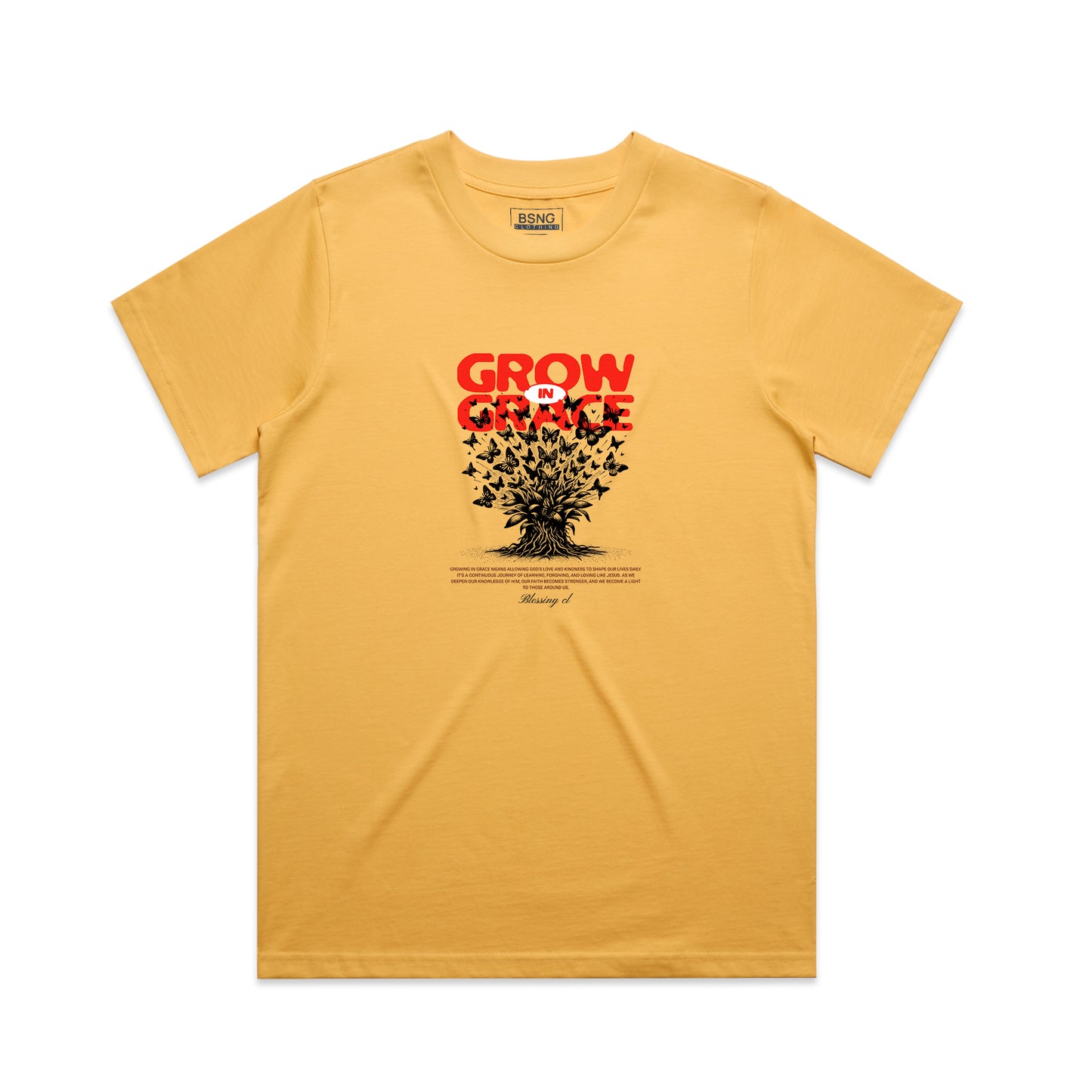 Wo's Classic Tee Grow in Grace