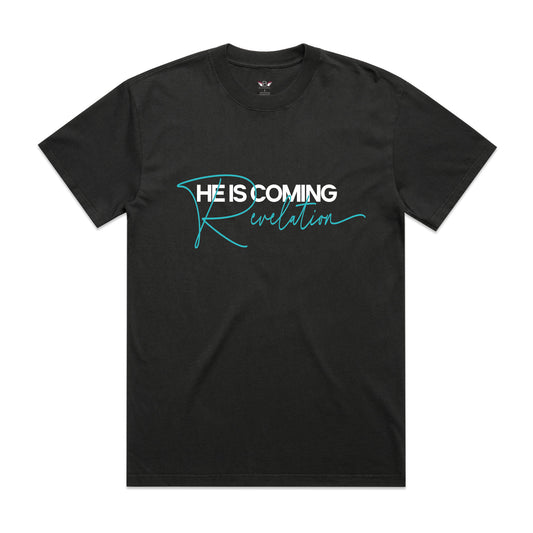 Men's Heavy Faded Tee Oversized He'll be back