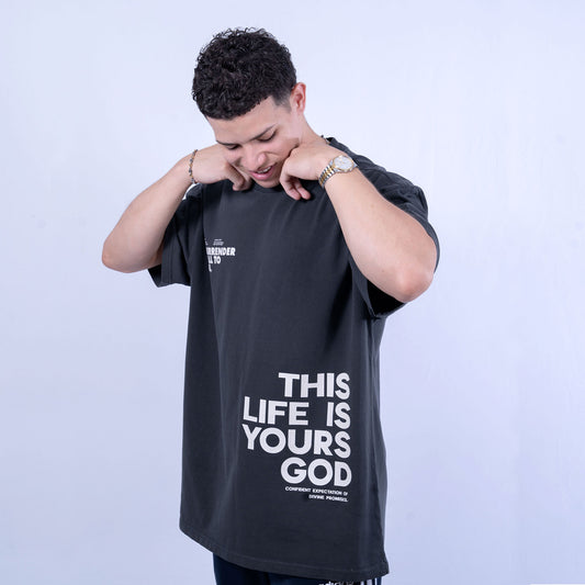 Men's Heavy Tee Oversized This life is yours God