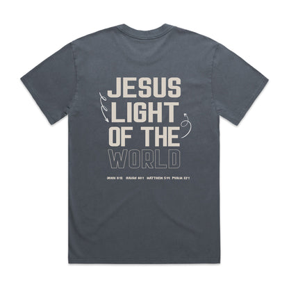 Men's Heavy Faded Tee Light of the World