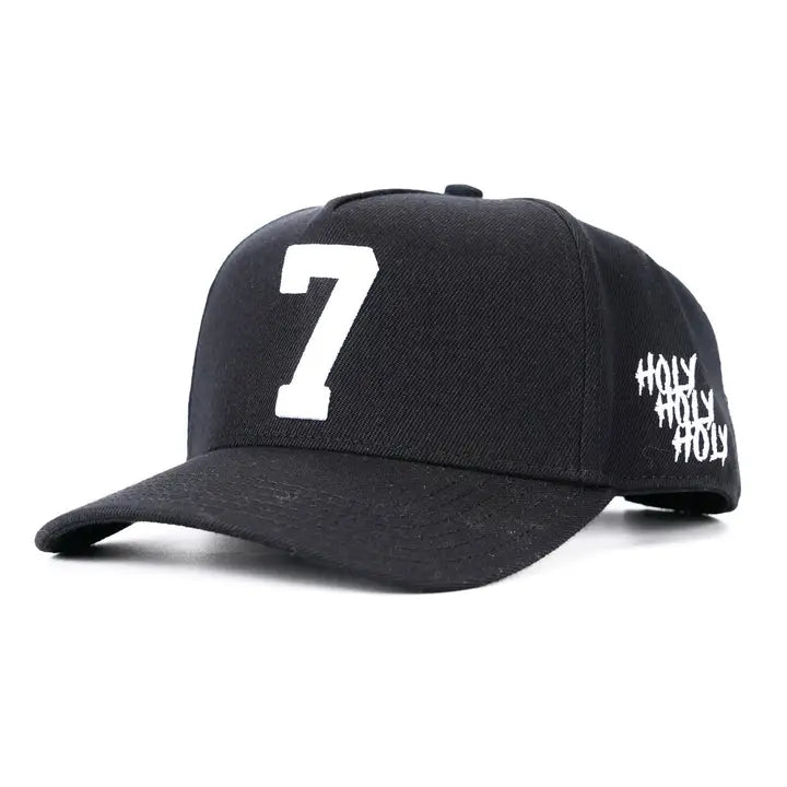 “7” SnapBack Premium- Black/White