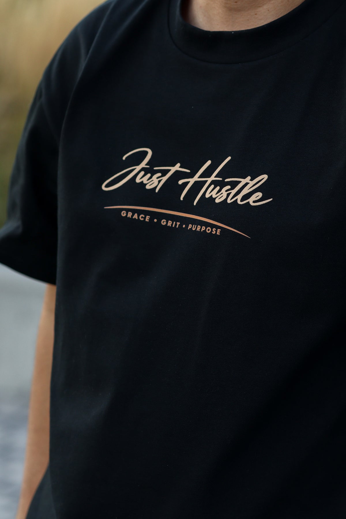 Men's Heavy  Tee Just Hustle