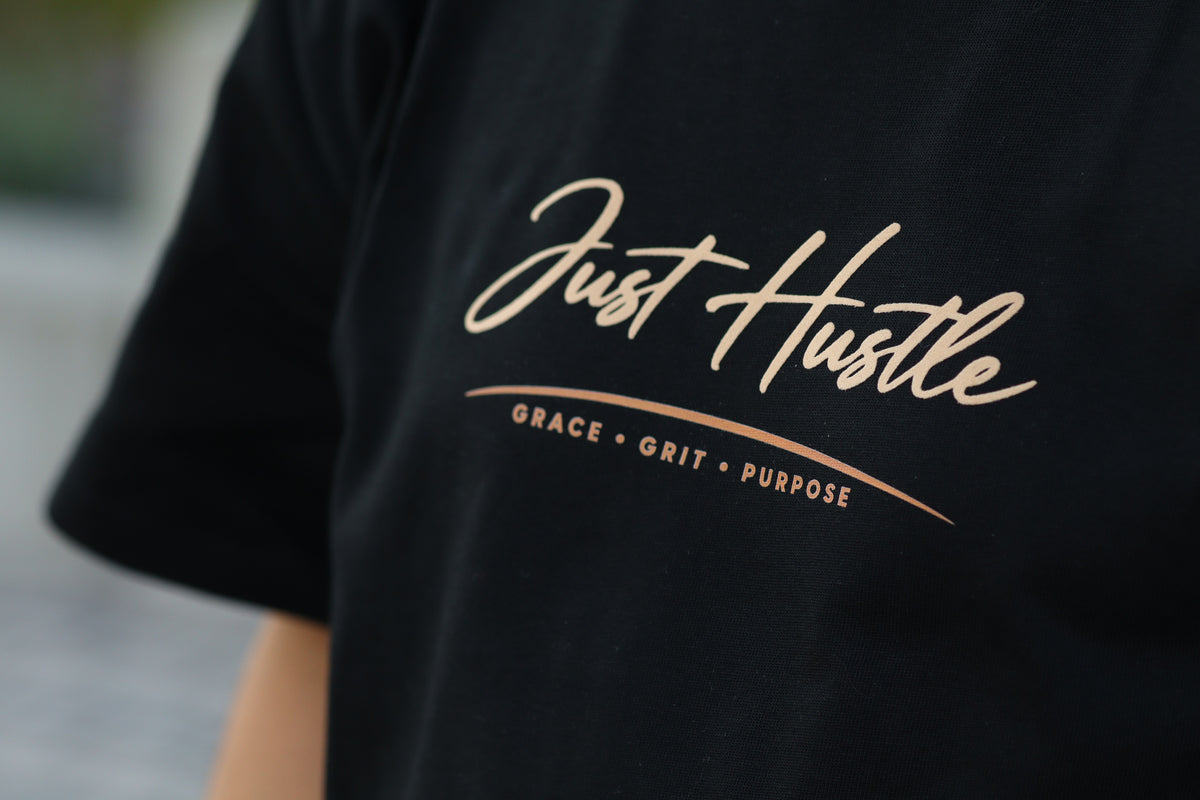 Men's Heavy  Tee Just Hustle