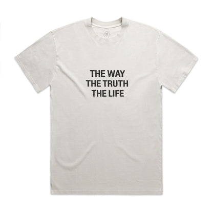 Men's Heavy Faded The Way, The Truth, The Life