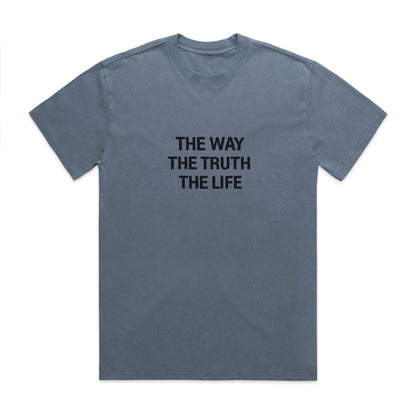 Men's Heavy Faded The Way, The Truth, The Life