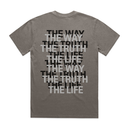 Men's Heavy Faded The Way, The Truth, The Life