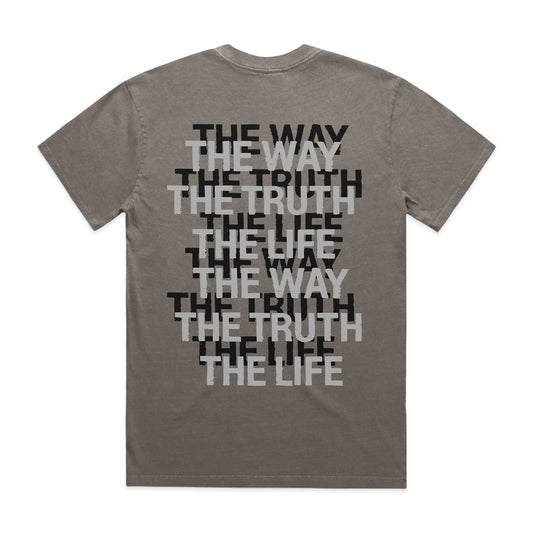 Men's Heavy Faded The Way, The Truth, The Life