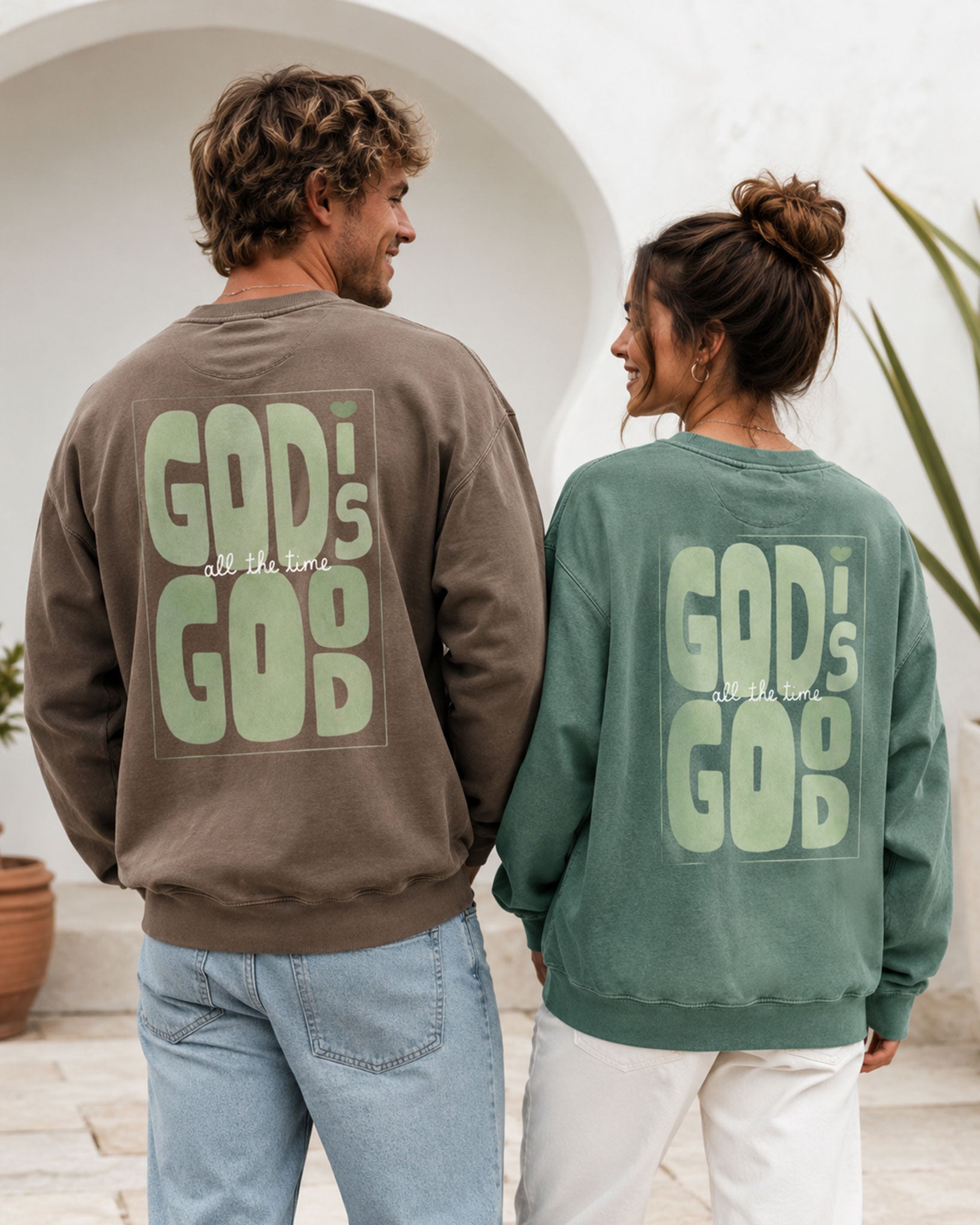 God is Good all the time Sweatshirt