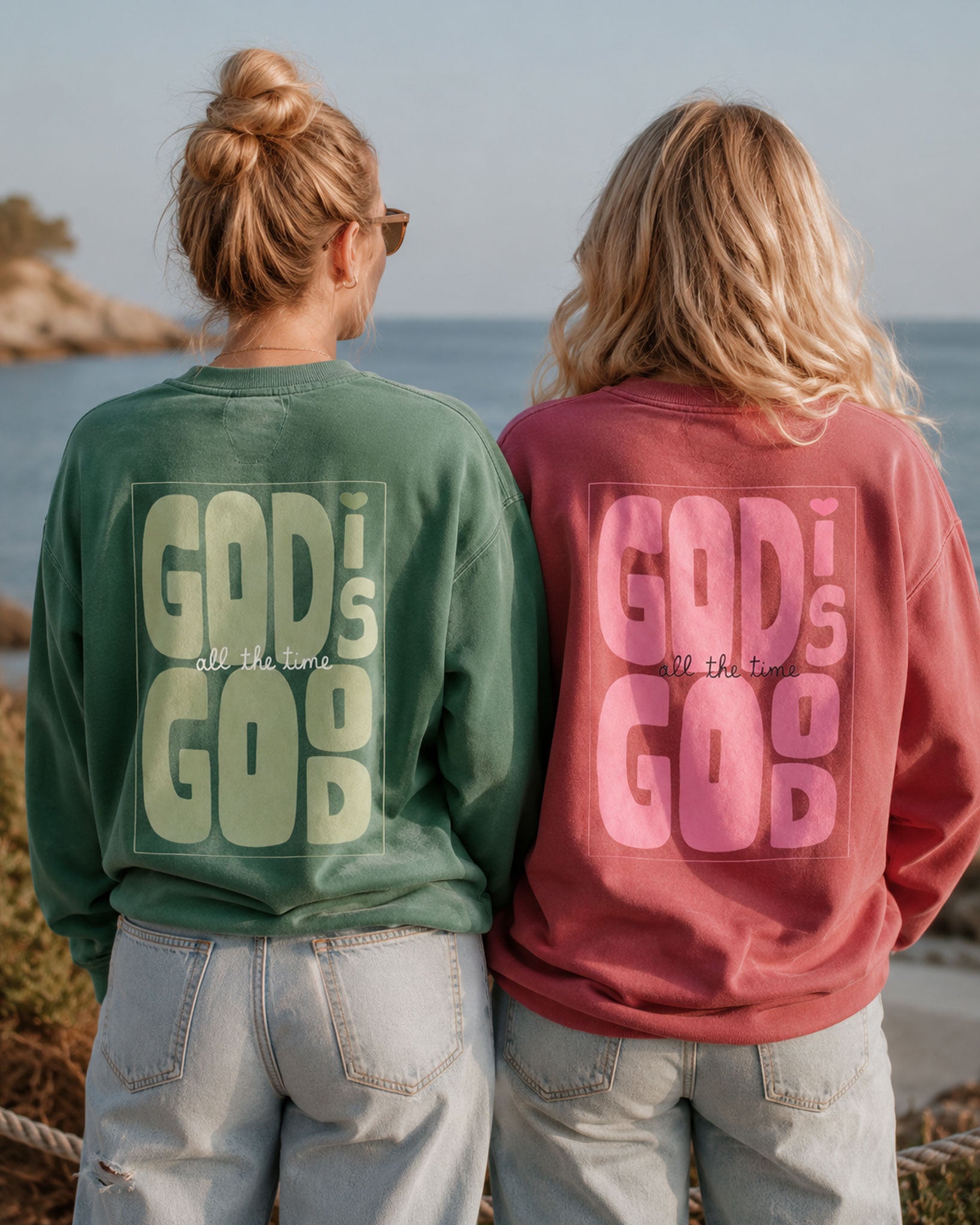 God is Good all the time Sweatshirt
