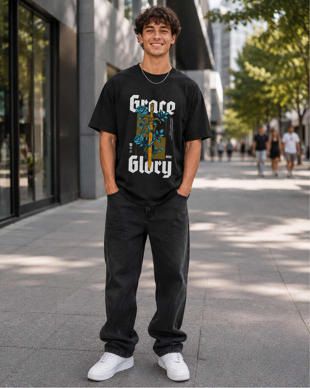 Classic Oversized T-shirt Grace and Glory