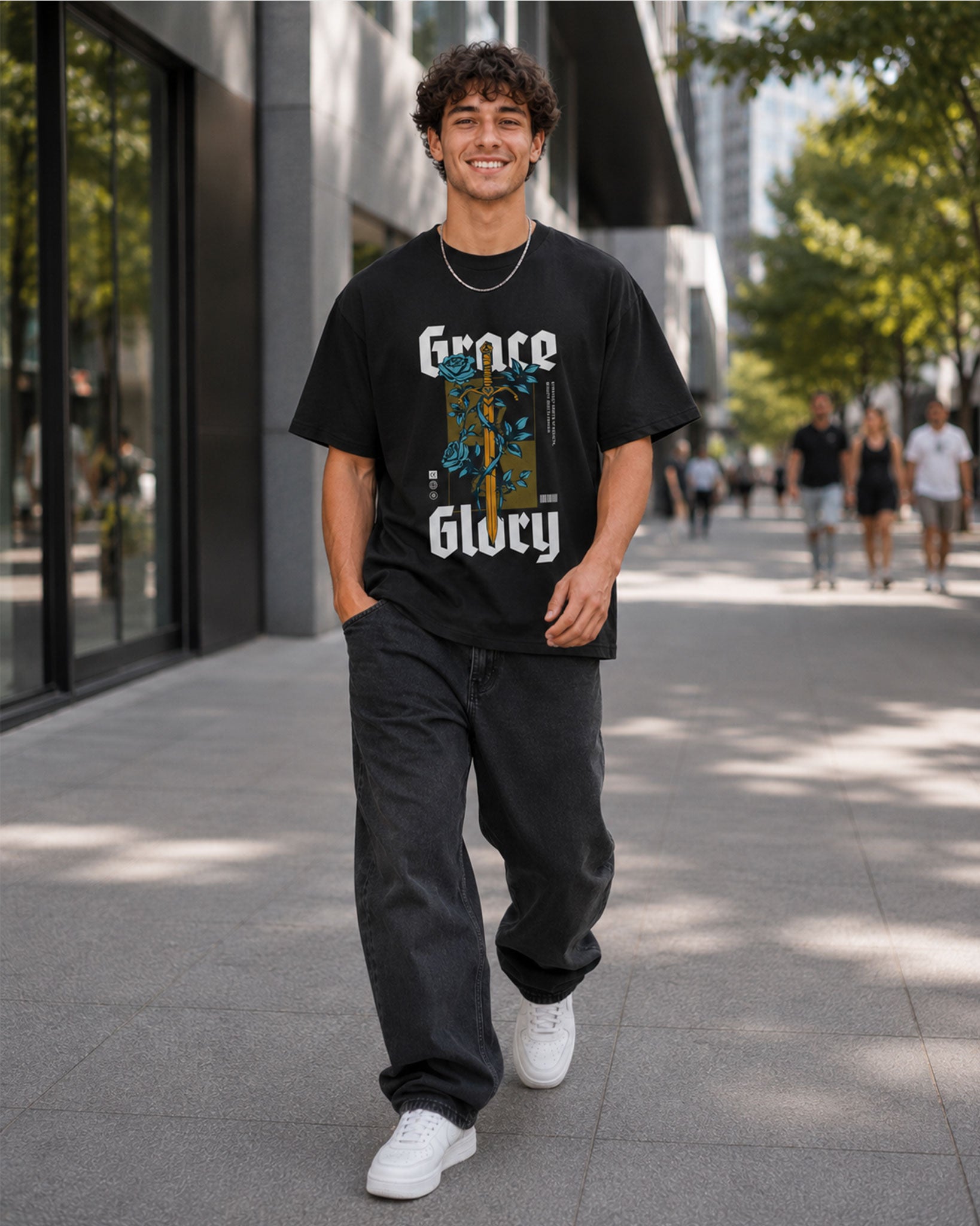 Classic Oversized T-shirt Grace and Glory