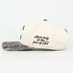 Consecrated Premium Snapback - Cream/Malta Woodland Camo