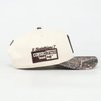 Consecrated Premium Snapback - Cream/Malta Woodland Camo