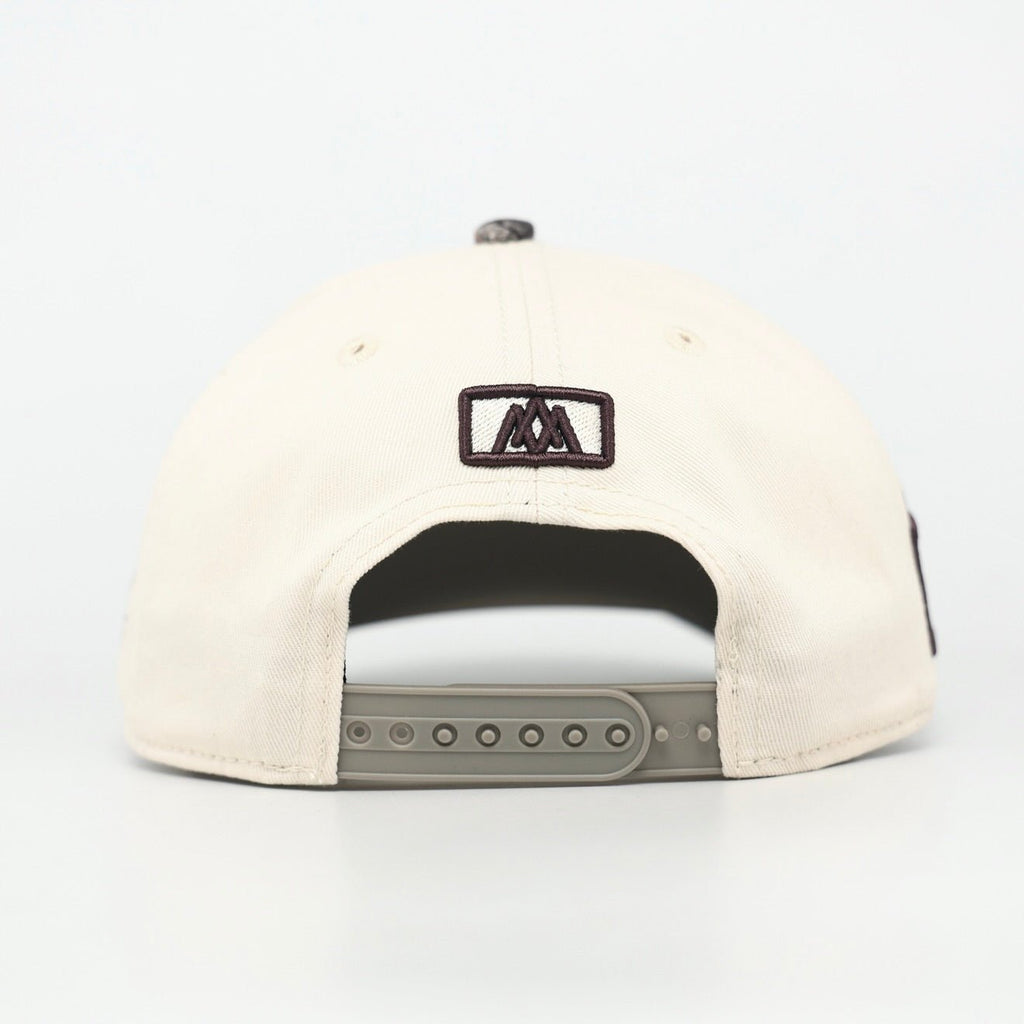 Consecrated Premium Snapback - Cream/Malta Woodland Camo