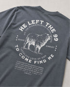 Men's Heavy Tee Oversized He left the 99