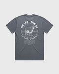Men's Heavy Tee Oversized He left the 99
