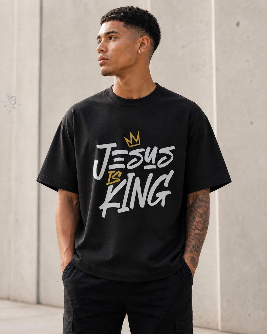 Jesus is forever King Heavy Tee