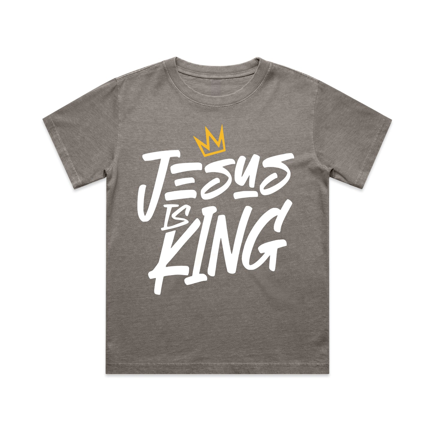 Jesus is King Youth Heavy Faded