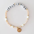 Jesus Is King - Christian Beaded Word Bracelet