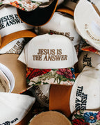 Jesus Is the Answer - Unisex Christian Trucker Hat