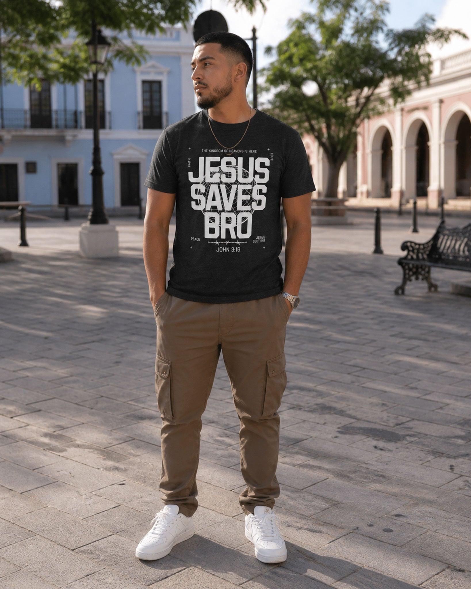 Jesus Saves Bro Tee