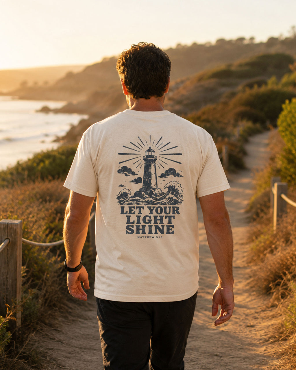 Classic tee, Let your light shine