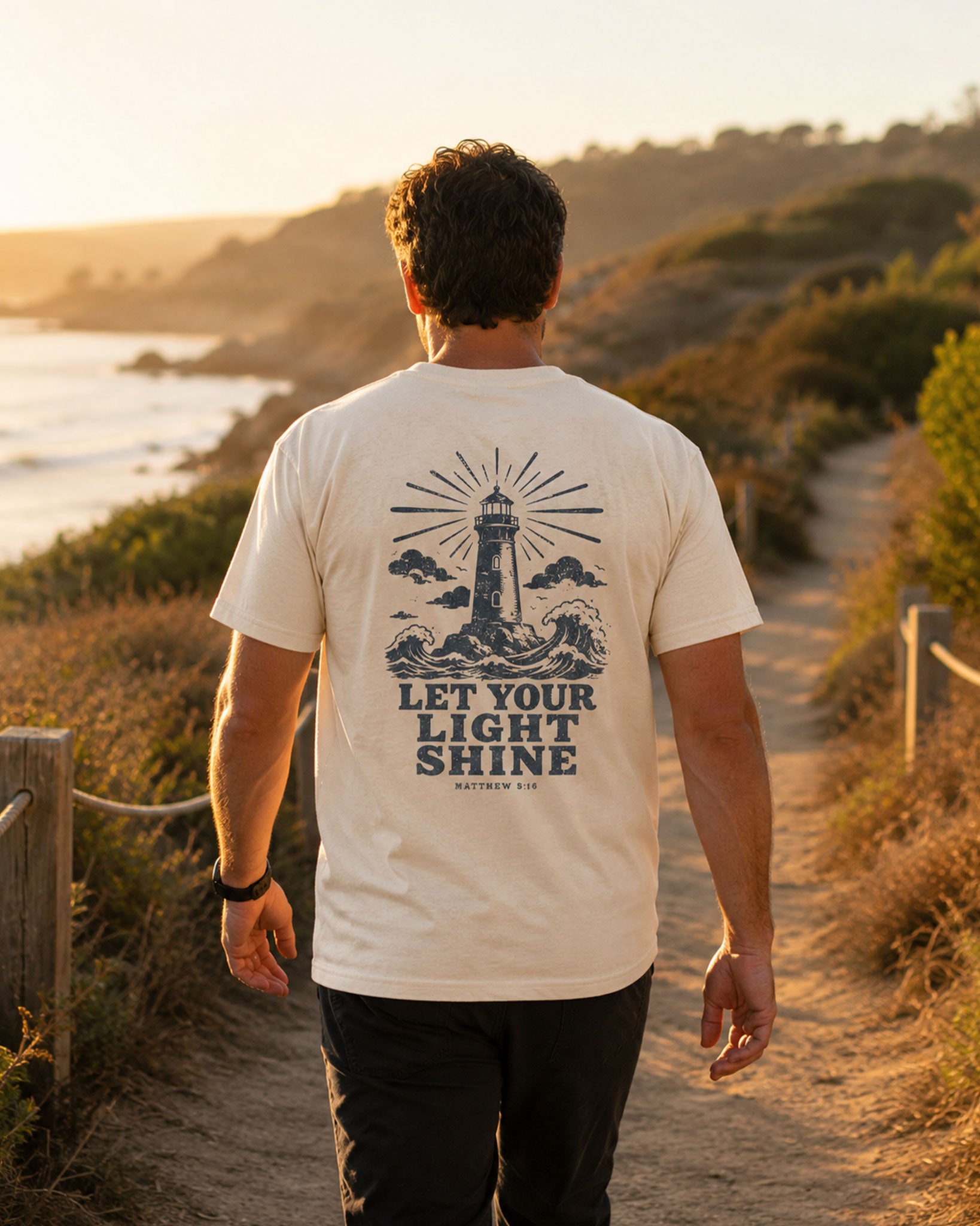 Classic tee, Let your light shine