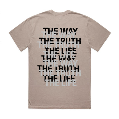 Men's Heavy Faded The Way, The Truth, The Life