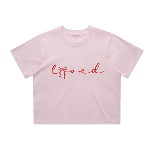 Loved Wo's Classic Crop Tee
