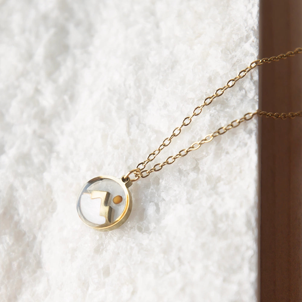 Rooted in Faith Mountain Mustard Seed Necklace,Matthew 17:20