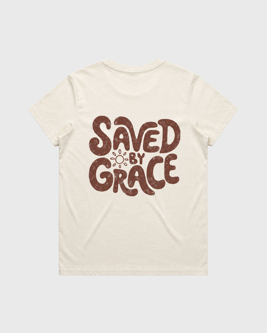 Women's Saved by Grace Tee