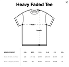 Men's Heavy Faded Tee Oversized Grace