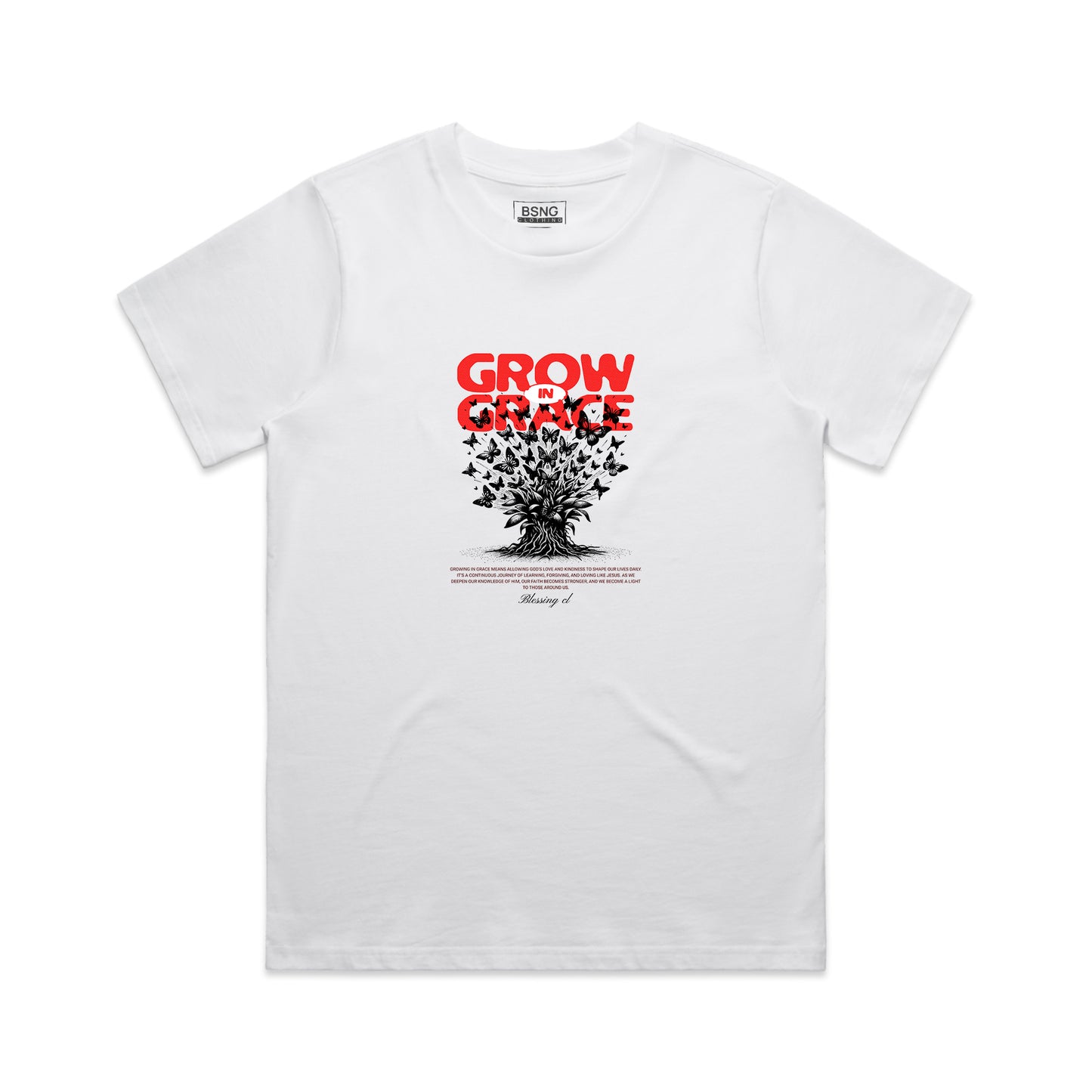 Wo's Classic Tee Grow in Grace