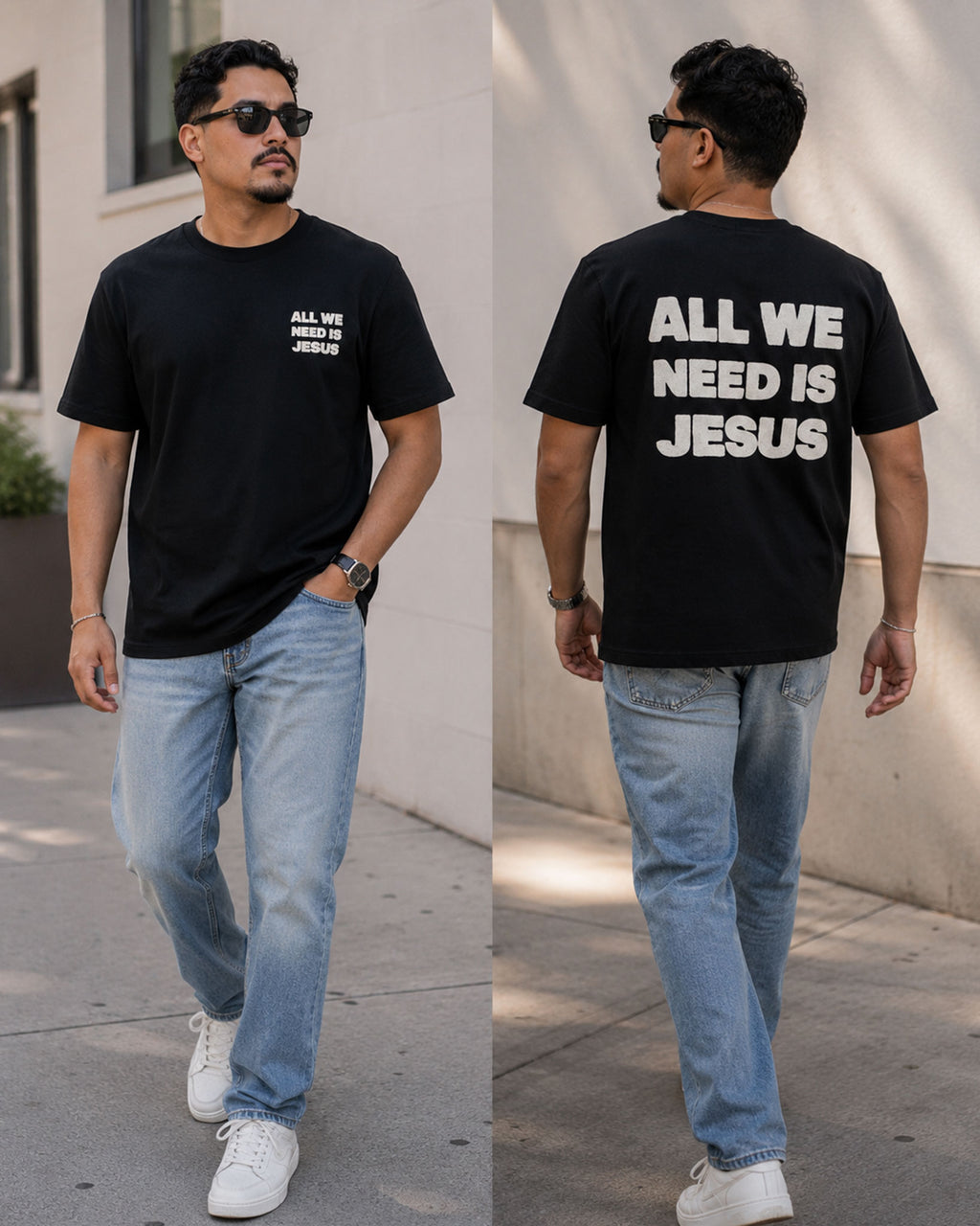 Men's Heavy All we need is Jesus