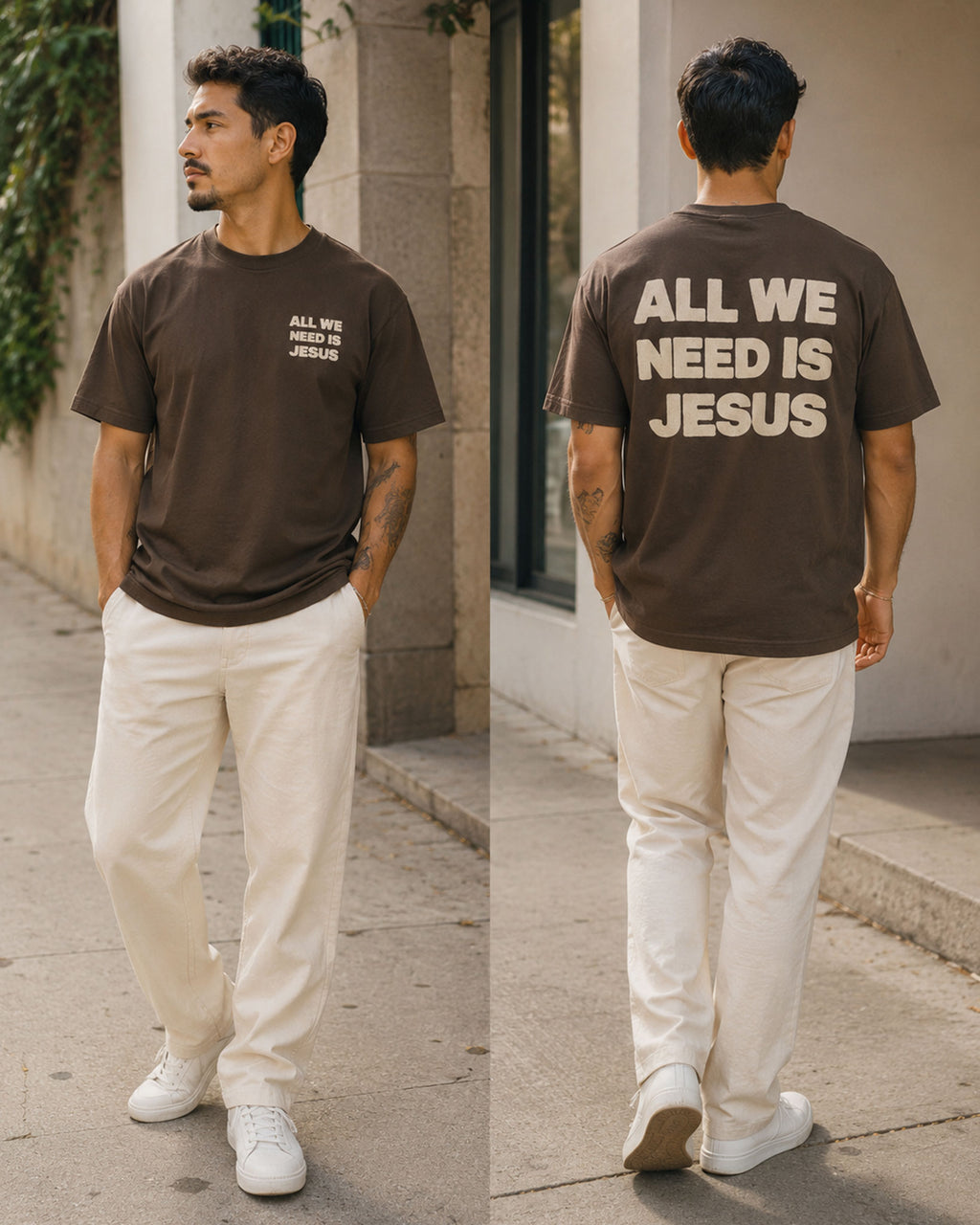 Men's Heavy All we need is Jesus