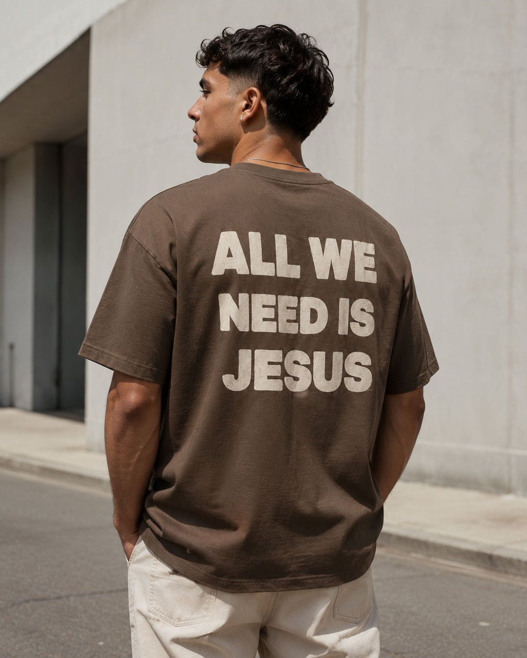 Men's Heavy All we need is Jesus