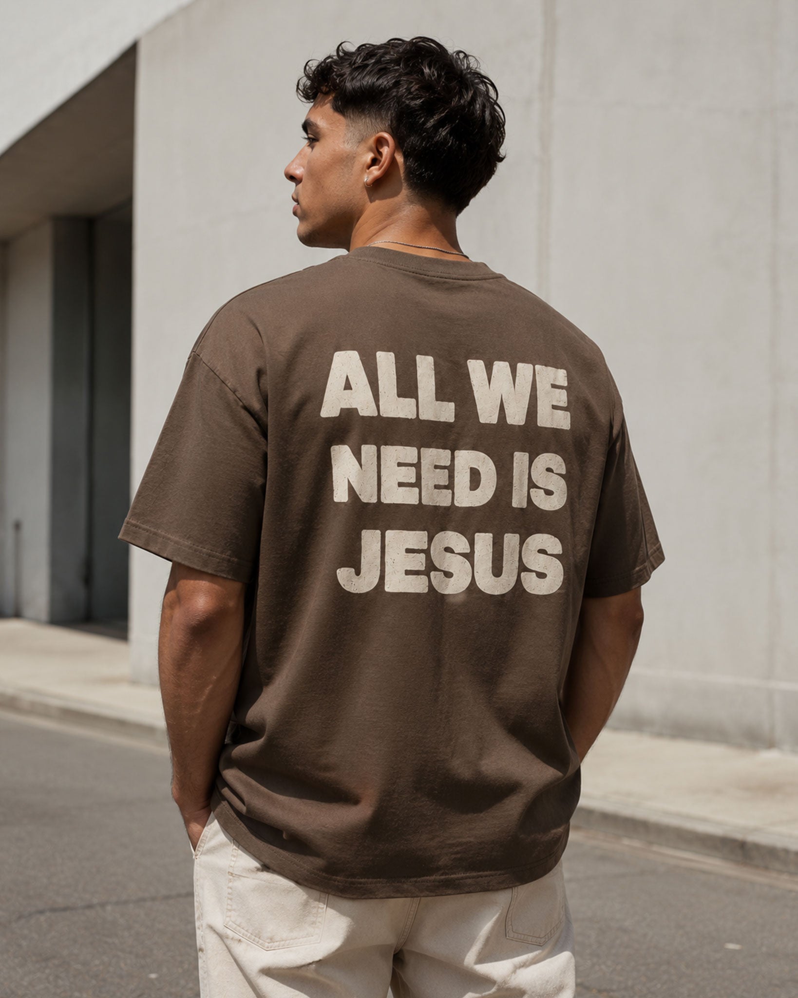 Men's Heavy All we need is Jesus