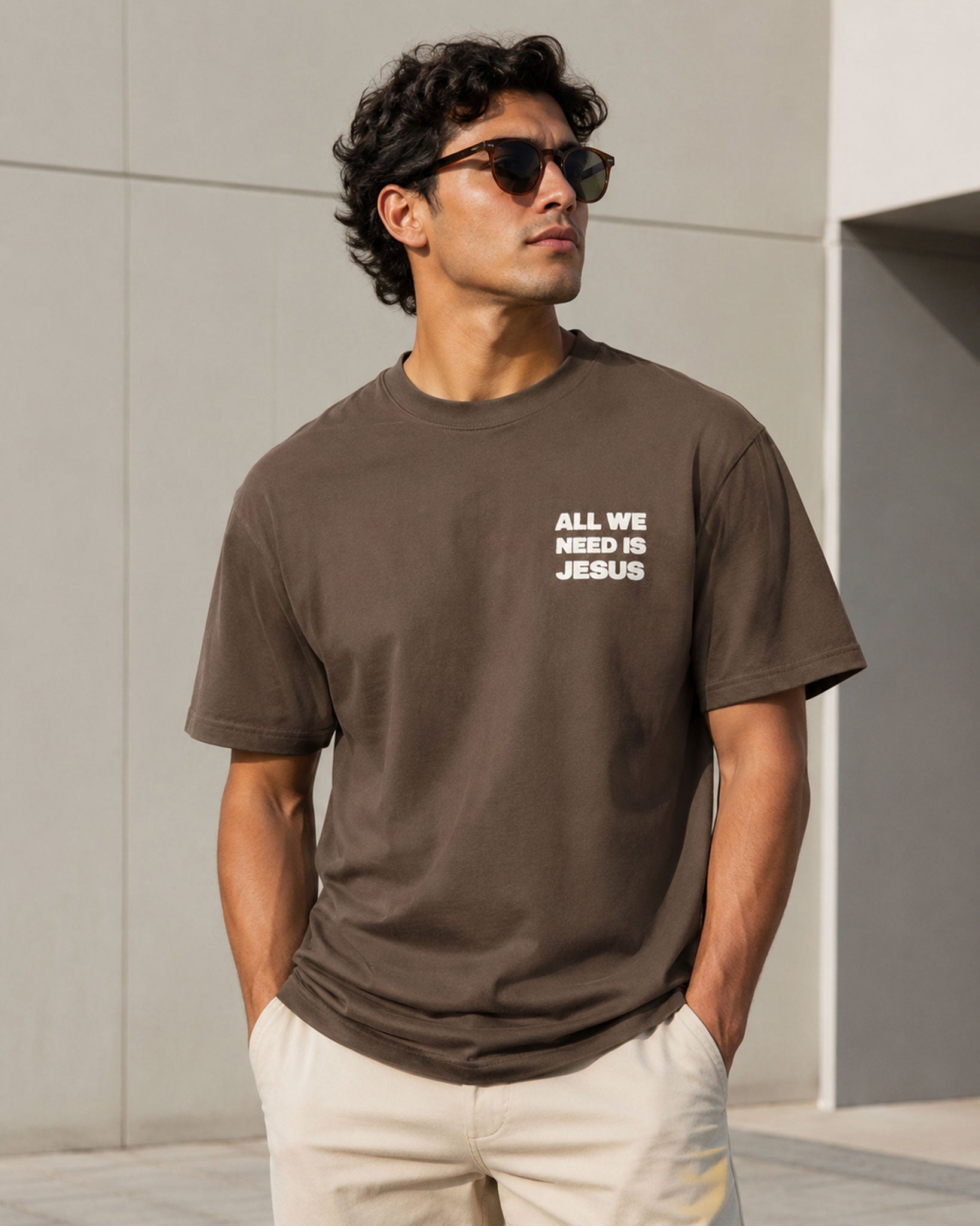 Men's Heavy All we need is Jesus