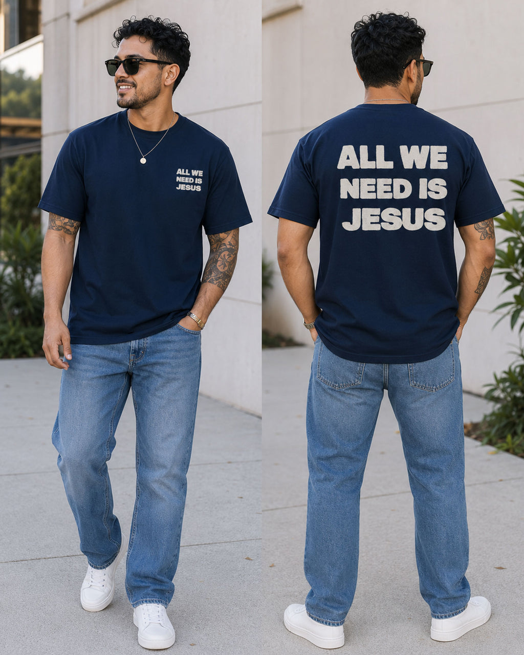 Men's Heavy All we need is Jesus