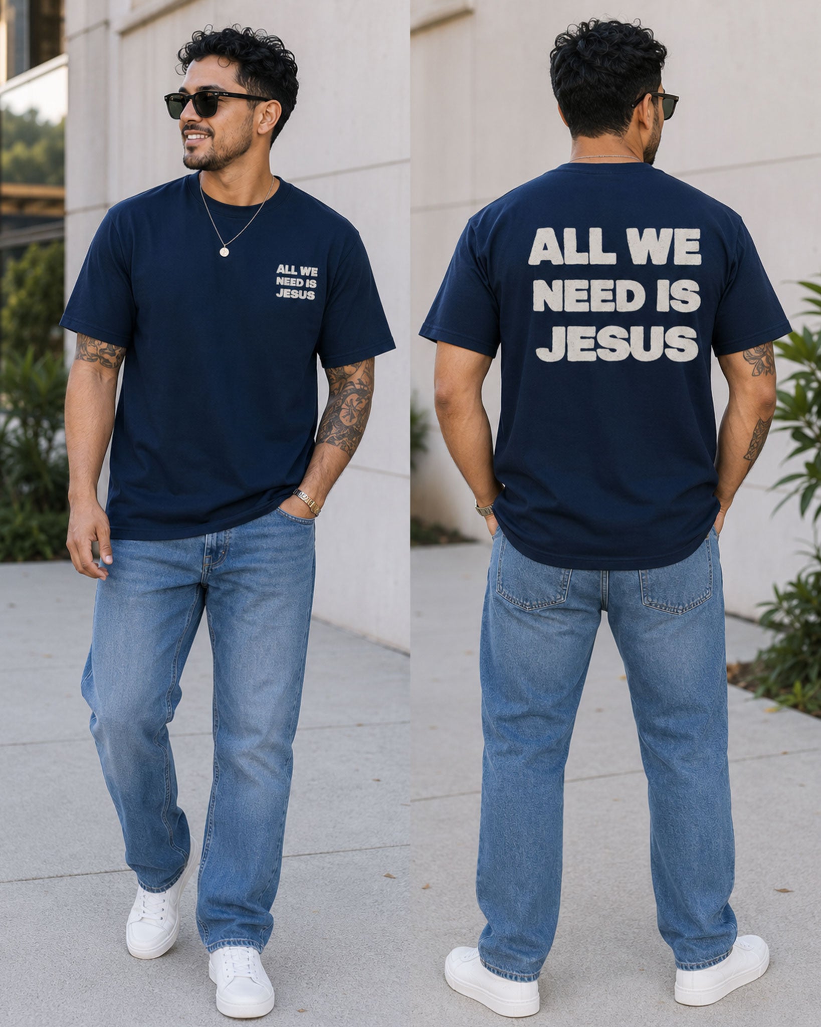 Men's Heavy All we need is Jesus