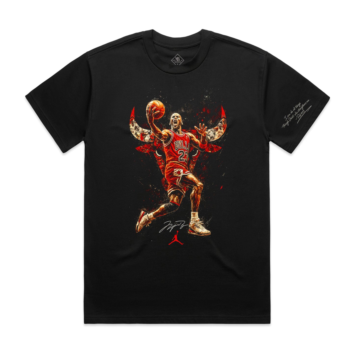 🐐 The Standard – Court Icons Tee| Phil. 4:13