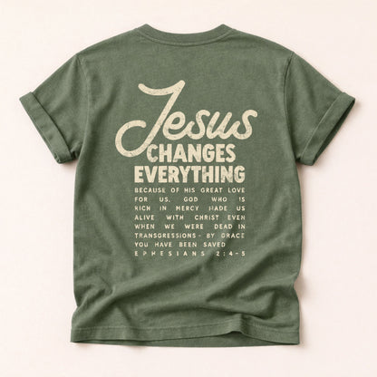 Jesus Change Everything Tee
