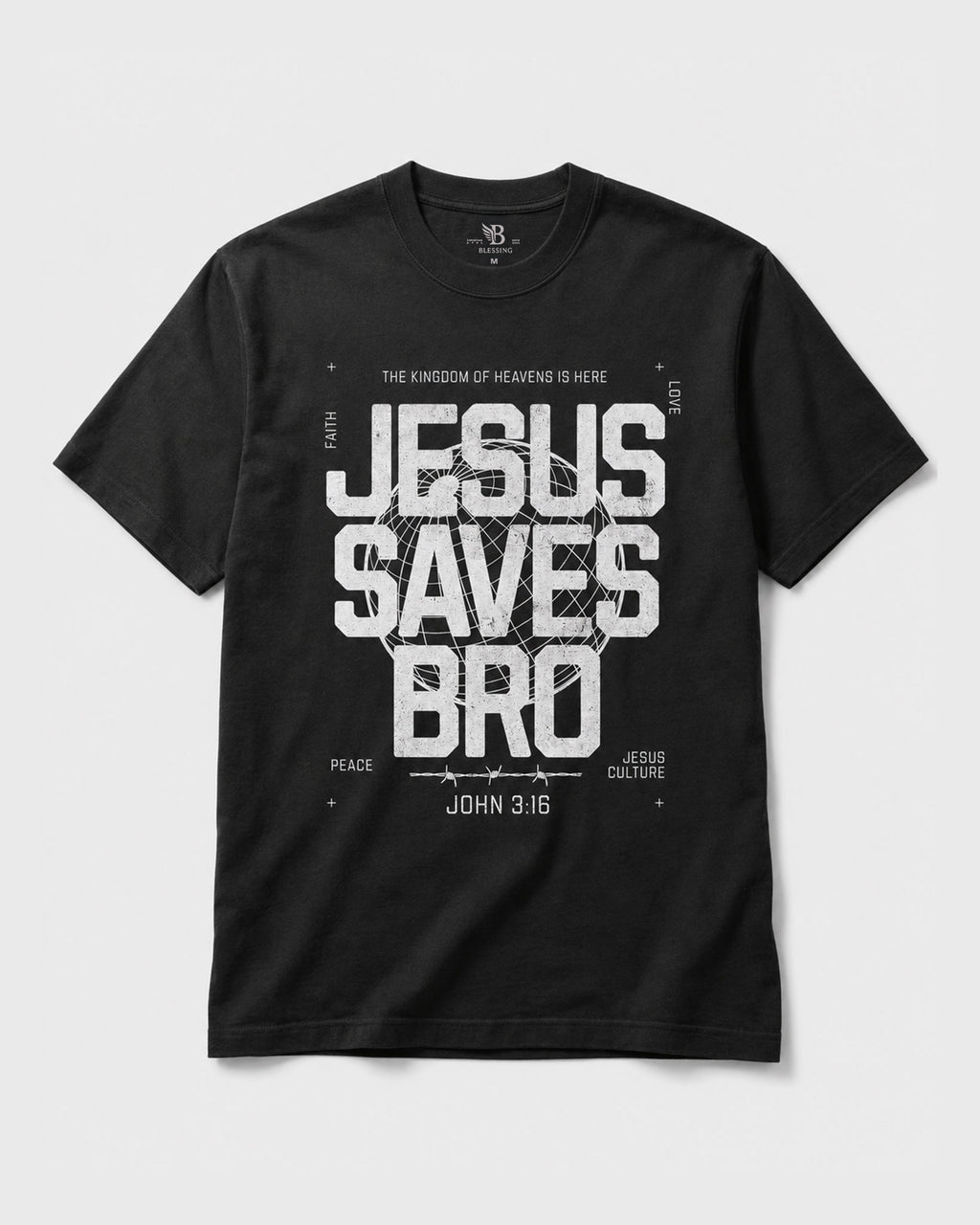 Men's Heavy Tee  Jesus Saves Bro