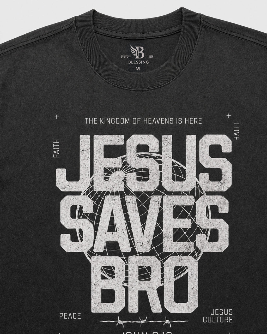 Men's Heavy Tee  Jesus Saves Bro