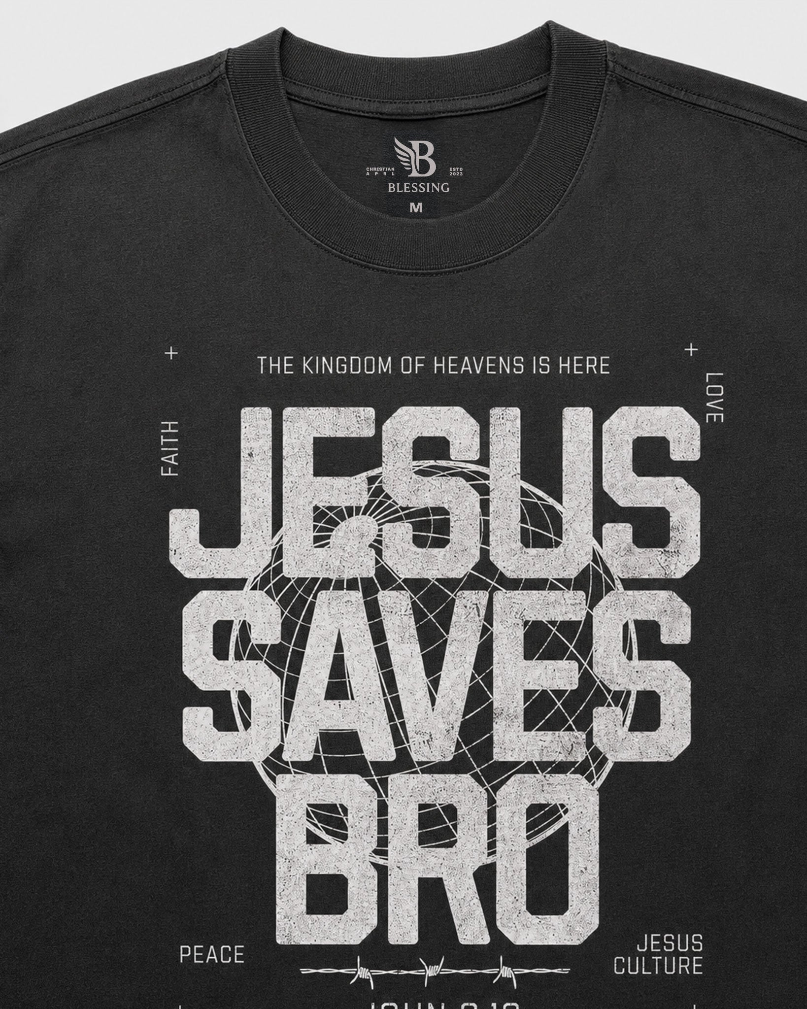 Men's Heavy Tee  Jesus Saves Bro