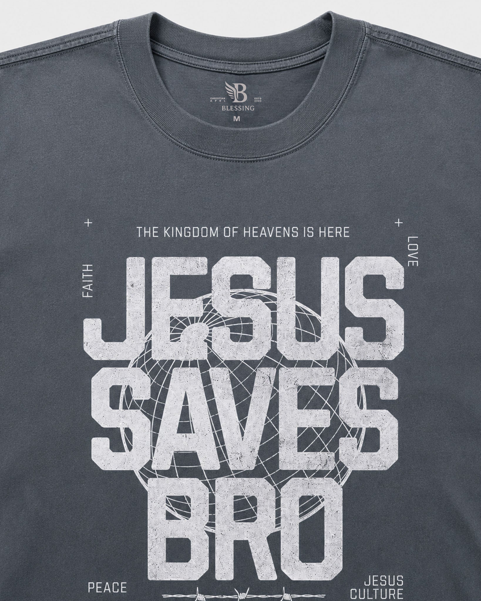 Men's Heavy Tee  Jesus Saves Bro