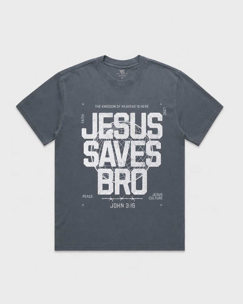 Men's Heavy Tee  Jesus Saves Bro