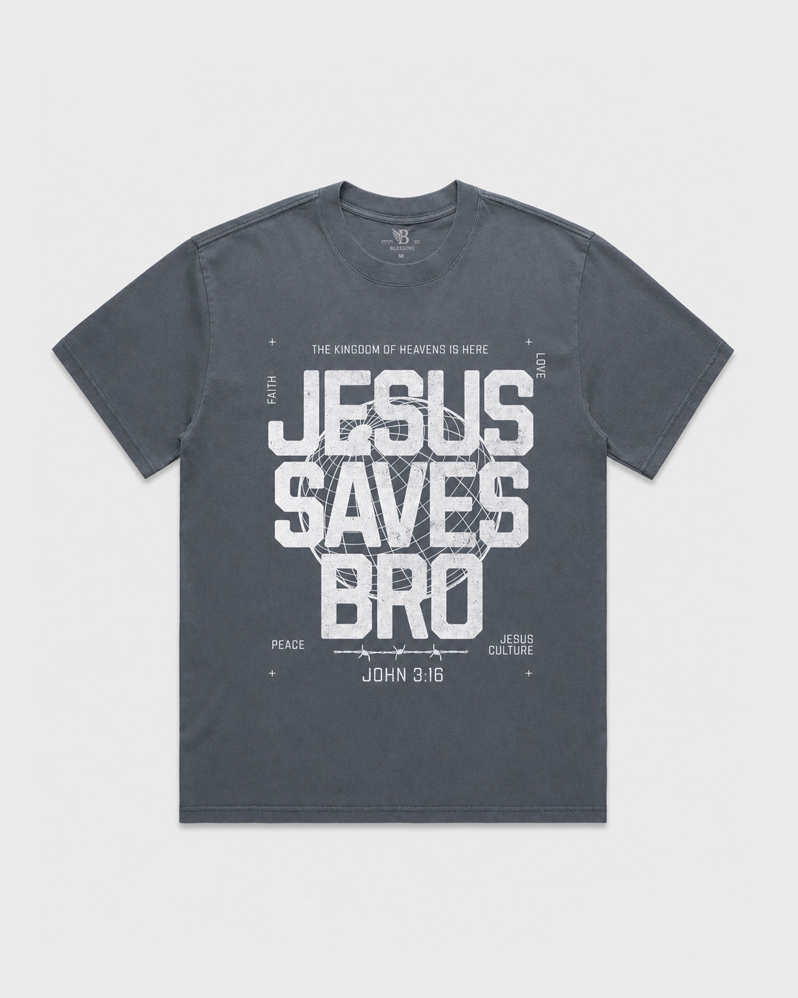 Men's Heavy Tee  Jesus Saves Bro