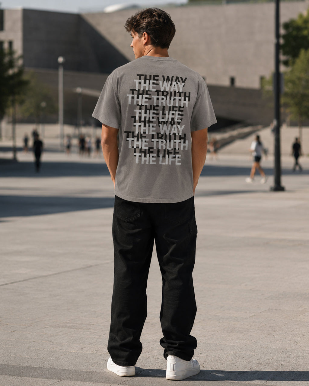 Men's Heavy  The Way, The Truth, The Life
